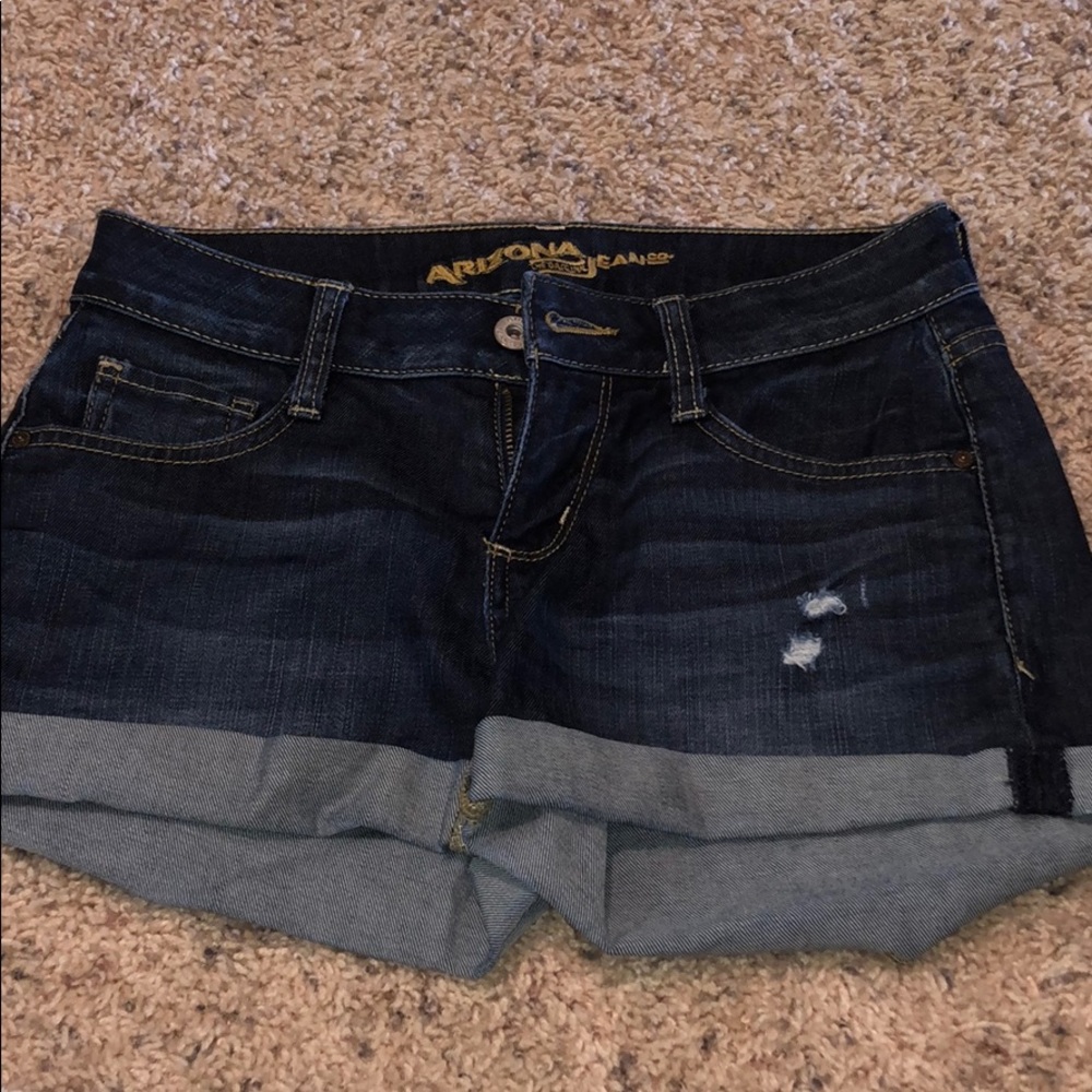 juniors arizona jean shorts size 1